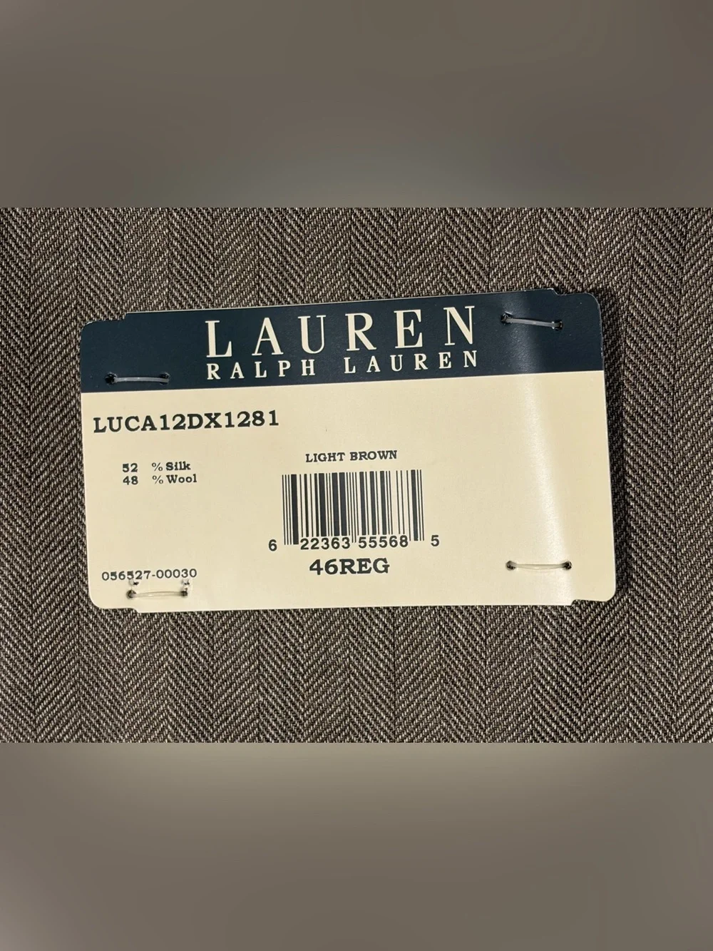 Lauren Ralph Lauren Silk Wool Sport Coat Men’s 46R Tan Light Brown NWT